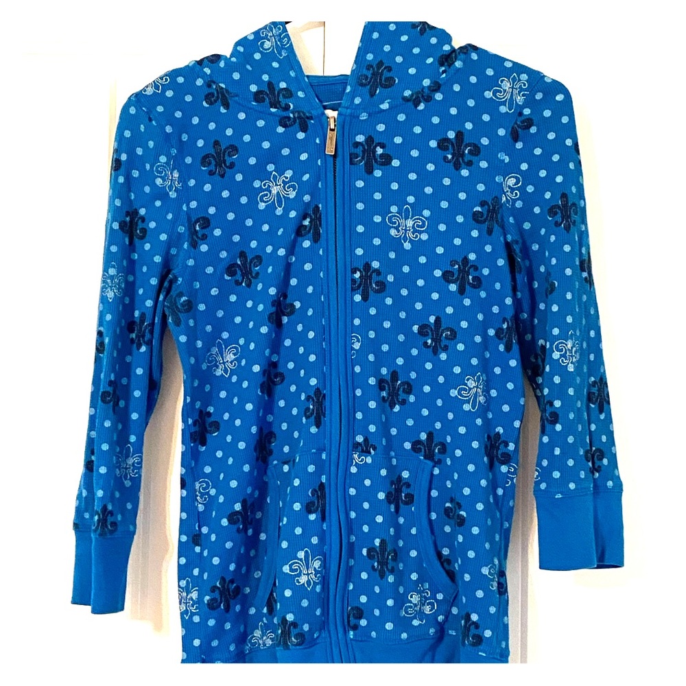 Aeropostale Stretch Hoodie Fleur De Lis Design